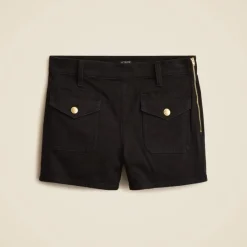 Denim short with sailor pockets