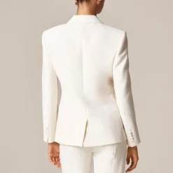 Double-breasted blazer in Italian tuxedo wool