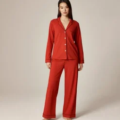 Dreamy cotton-blend pajama pant set