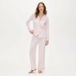 Dreamy cotton-blend pajama pant set