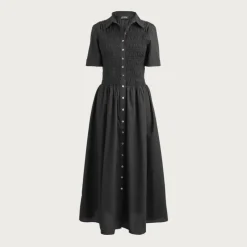 Elsie shirt-dress in cotton poplin