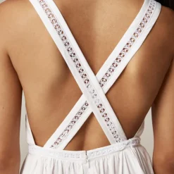 Embroidered apron dress