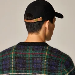 Embroidered canvas baseball cap