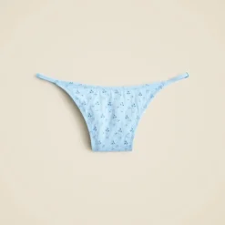 Eyelet '90s no-tie string bikini bottom
