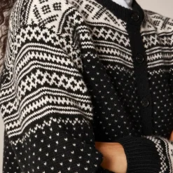 Fair Isle cardigan in vintage wool