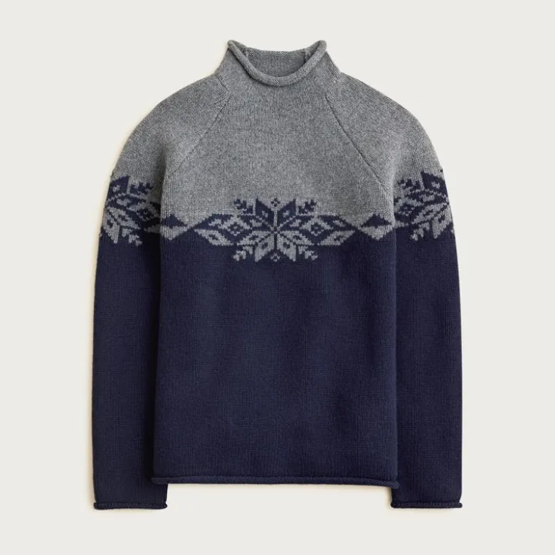 Fair Isle Rollneck™ sweater in lambswool