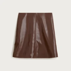 Fairfax skirt in faux leather