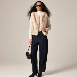 Faux-fur vest