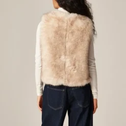 Faux-fur vest