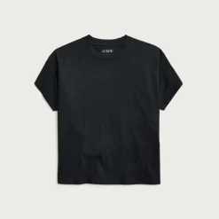 Feather jersey cropped T-shirt