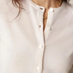 Featherweight cashmere cardigan