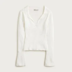 Fitted pullover sweater in TENCEL™ lyocell blend