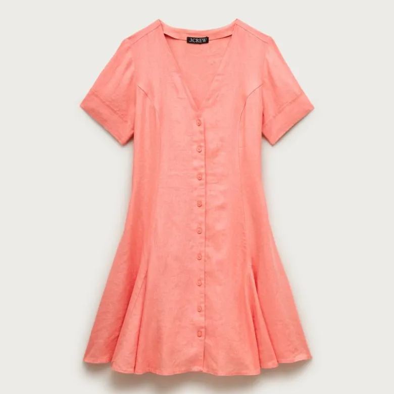 Fleur mini dress in linen