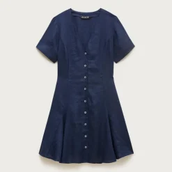 Fleur mini dress in linen