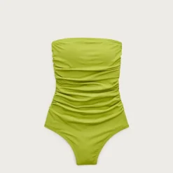 Gemma ruched bandeau one-piece