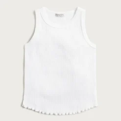 Girls' everyday tank top in vintage rib