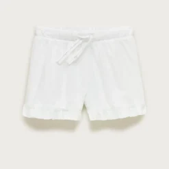Girls' pull-on short in twill