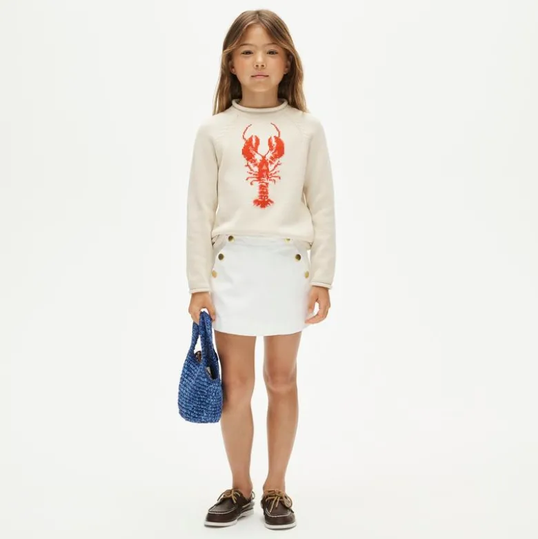 Girls' Sailor skort in chino