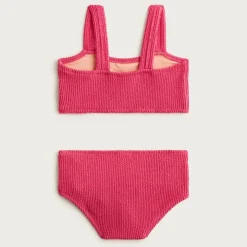 Girls' scrunchie two-piece swimsuit