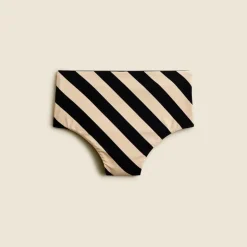 Hallie bikini bottom in dot-stripe print