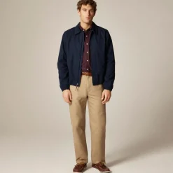 Harrington jacket in cotton twill