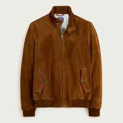 Harrington jacket in Italian suede