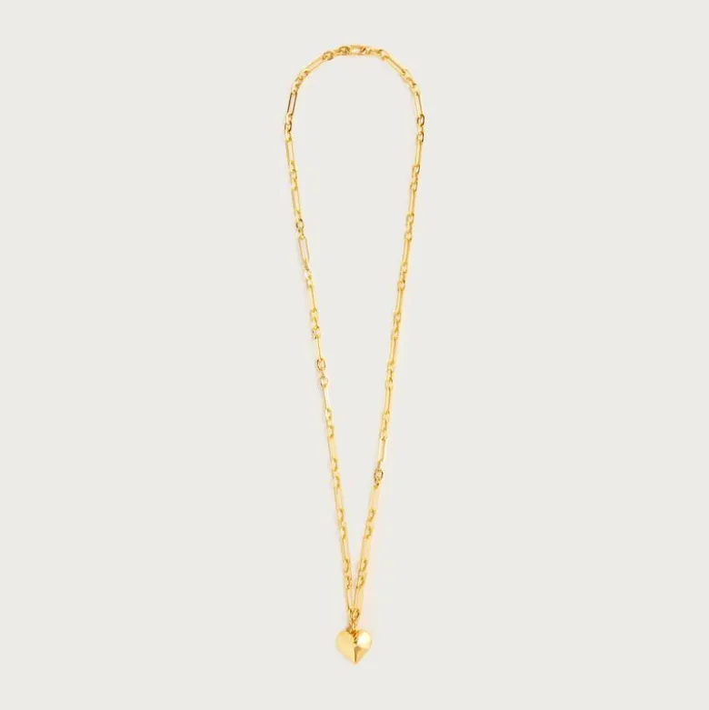 Heart pendant chain necklace
