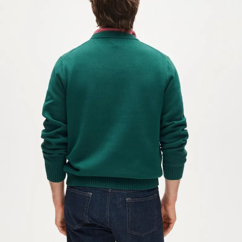 Heritage cotton crewneck sweater