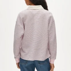 Heritage terry relaxed rugby sweatshirt