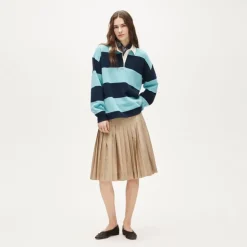 Heritage terry relaxed rugby sweatshirt