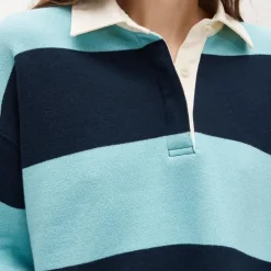 Heritage terry relaxed rugby sweatshirt