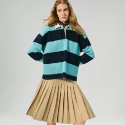 Heritage terry relaxed rugby sweatshirt