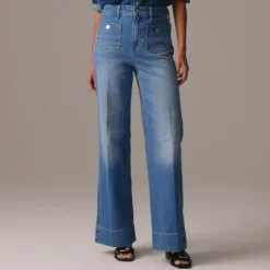 High-rise Sailor denim trouser in 1996 semi-stretch