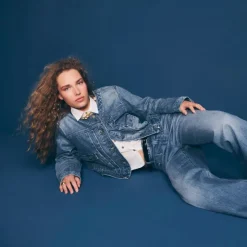 High-rise Sailor denim trouser in 1996 semi-stretch