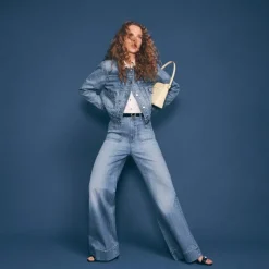 High-rise Sailor denim trouser in 1996 semi-stretch