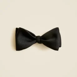 Italian silk grosgrain bow tie