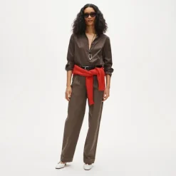 Jules classic-fit shirt in sateen
