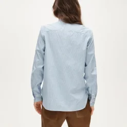 Jules classic-fit tie-neck shirt