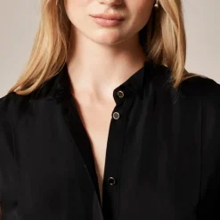 Jules sleeveless tuxedo top