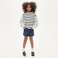 Kids' 2025 Rollneck™ sweater in stripe