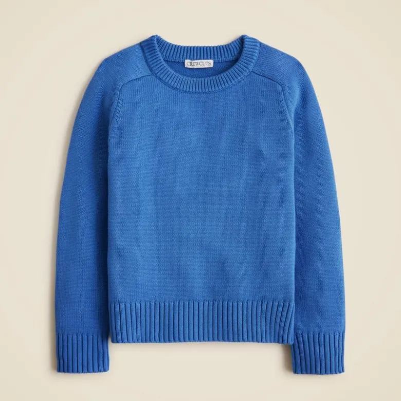 Kids' heritage cotton crewneck sweater