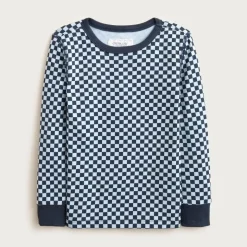 Kids' long-sleeve printed pajama set