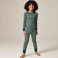 Kids' long-sleeve printed pajama set