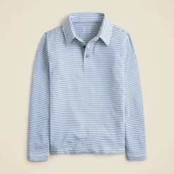 Kids' long-sleeve tech polo shirt