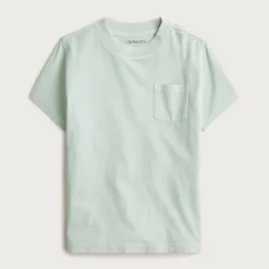 Kids' new garment-dyed pocket T-shirt