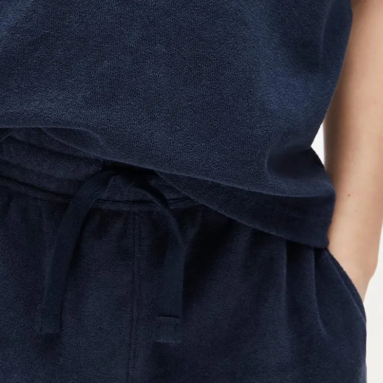 Kids' pull-on short in towel terry