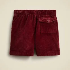 Kids' pull-on short in wide-wale corduroy