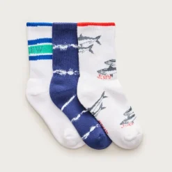 Kids' summer trouser socks three-pack