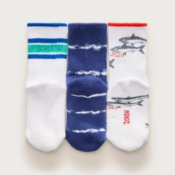 Kids' summer trouser socks three-pack
