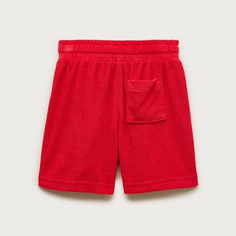 Kids' tipped short in towel terry